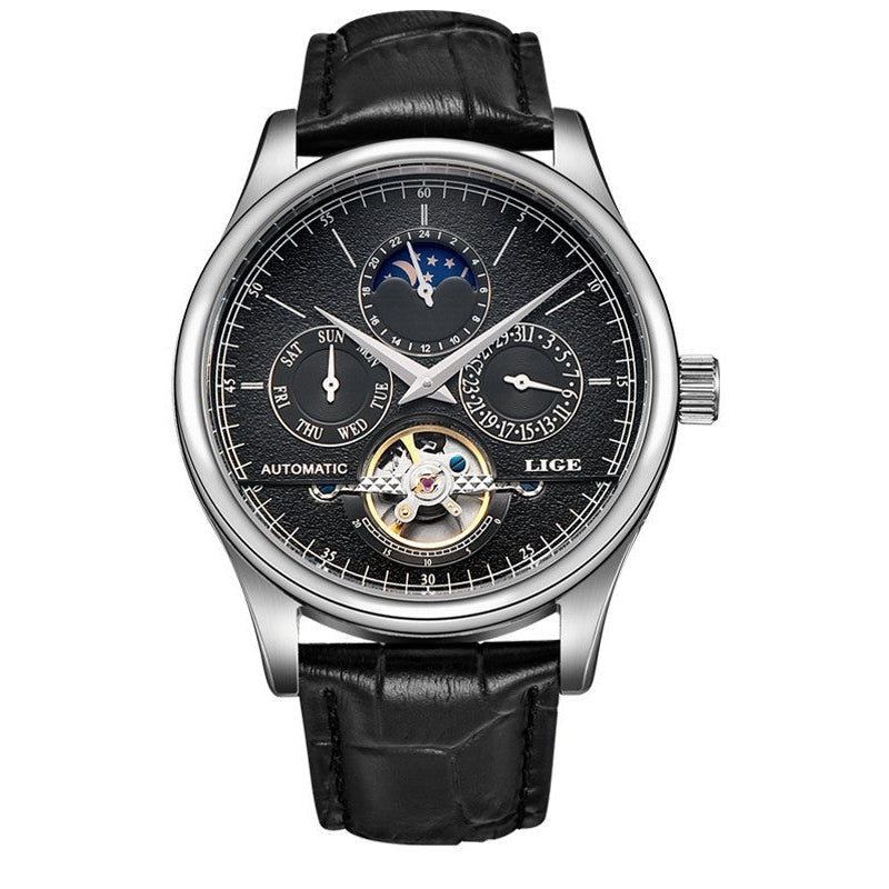 Ludwig Lige Belmont Automatic Silver Obsidian